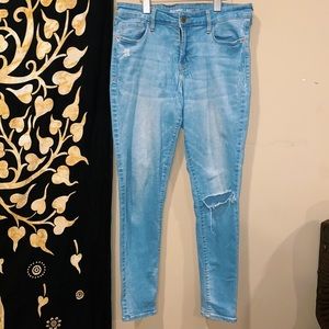 high waisted skinny jeans